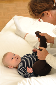 Shiatsu an Baby